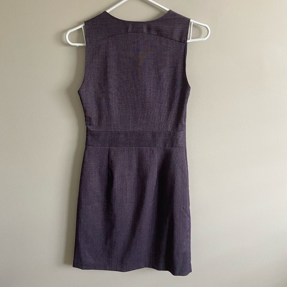 Gap V Neck Purple Dress with Pockets - Picture 10 of 10